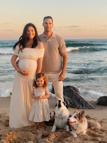 pharrellandrosie Instagram post about Pregnancy and family transition