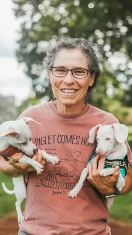 pinkpigletpuppy Instagram post about Piglet’s life story