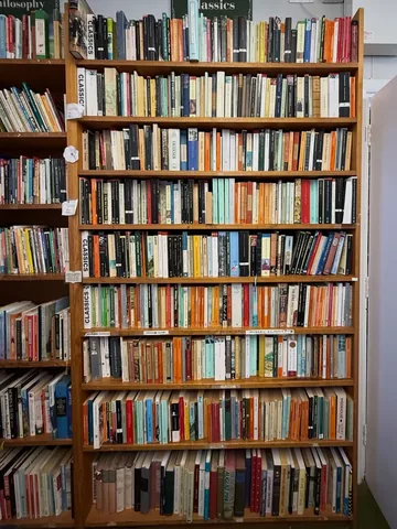 places_and_books Instagram post about Bookshop browsing