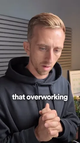 pmcgregorcom Instagram post about Overworking and family balance