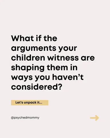 psychedmommy Instagram post about Healthy conflict in front of children