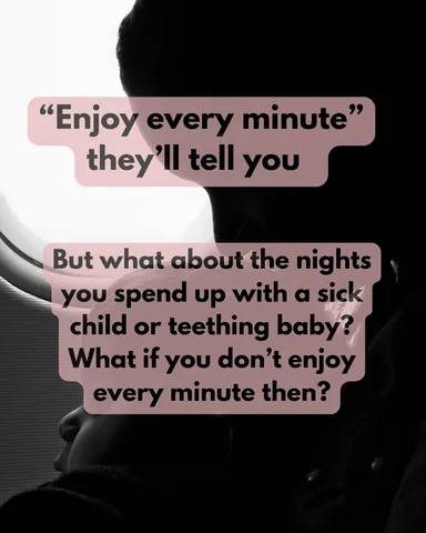 psychedmommy Instagram post about Realistic parenthood expectations