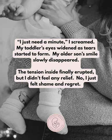 psychedmommy Instagram post about Maternal overwhelm and self care
