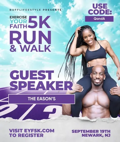 qui2health Instagram post about Faith and fitness event