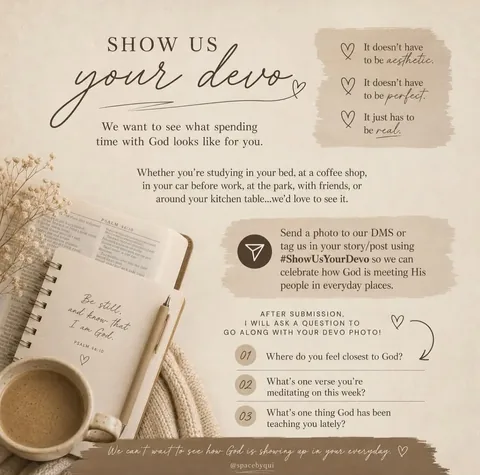qui2health Instagram post about Community devotional engagement