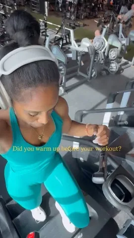 qui2health Instagram post about Workout warm up guidance
