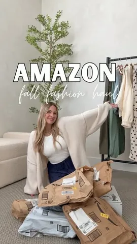 rachelkaejenkins Instagram post about Amazon fall fashion haul