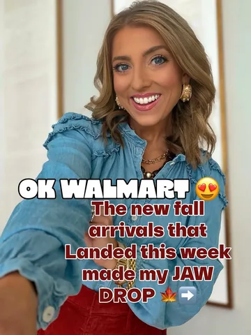 rachelmtimmerman Instagram post about Walmart fall fashion arrivals