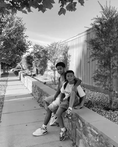 raisingfivekind Instagram post about Family and school milestones