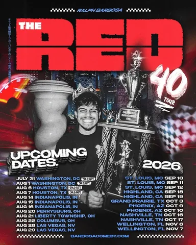 ralphbarbosa03 Instagram post about Comedy tour announcement