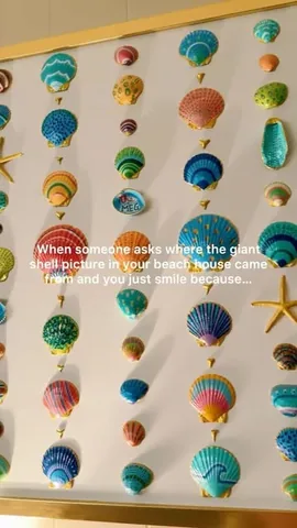 randilynngreene Instagram post about Shell art