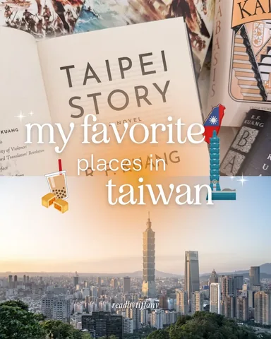 readbytiffany Instagram post about Taiwan travel and literature