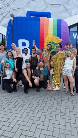 readytostare Instagram post about LGBTQ+ inclusive travel accommodations