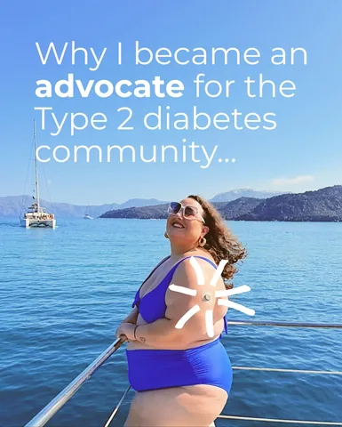 readytostare Instagram post about Type 2 diabetes advocacy