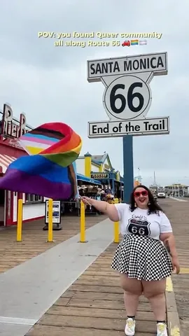 readytostare Instagram post about LGBTQ+ travel on Route 66
