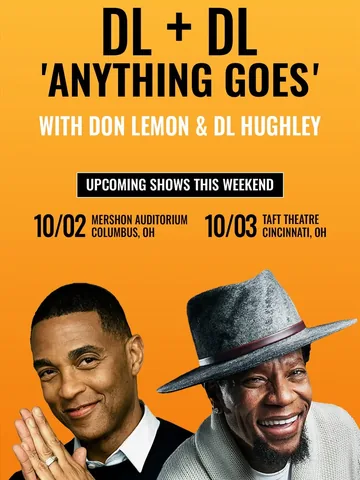 realdlhughley Instagram post about Comedy tour promotion
