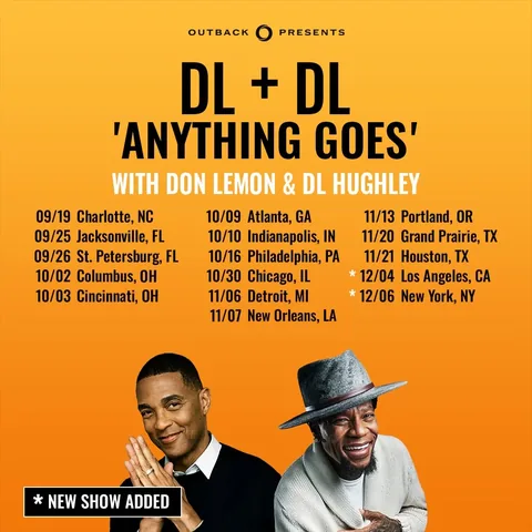 realdlhughley Instagram post about Comedy tour promotion