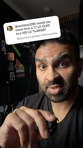 reckless1280 Instagram post about Display technology
