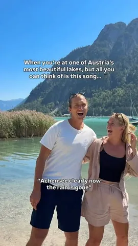 redwhiteadventures Instagram post about Achensee travel experience