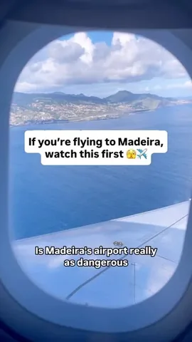 redwhiteadventures Instagram post about Madeira airport and flight conditions