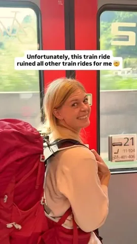 redwhiteadventures Instagram post about Austrian scenic train travel
