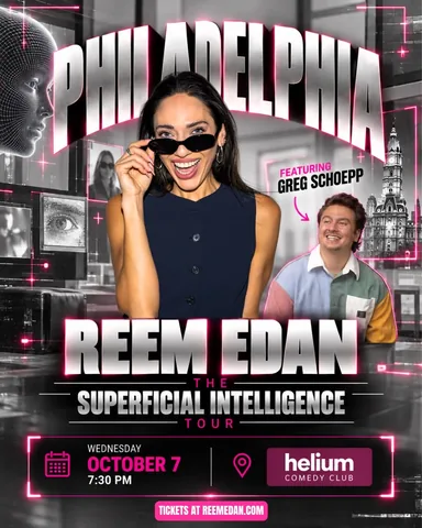 reemedan Instagram post about Comedy event