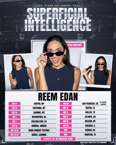 reemedan Instagram post about Comedy tour