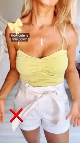 renae.olivia Instagram post about Shorts styling technique