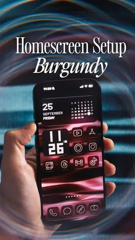 renzsadiwa Instagram post about IPhone homescreen customization