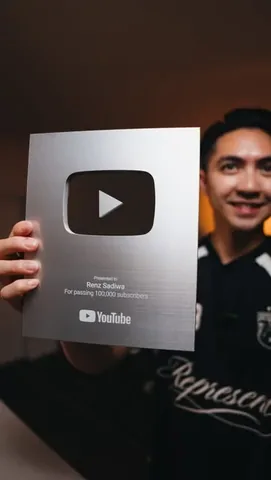 renzsadiwa Instagram post about YouTube milestone