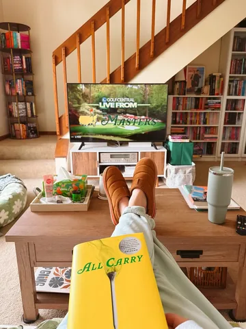 reviewsshewrote Instagram post about Reading during Masters weekend