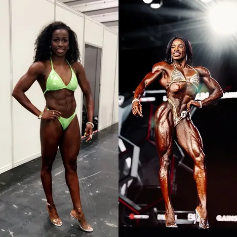 rheaagayle Instagram post about Bodybuilding milestone