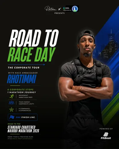 rhotimmi Instagram post about Corporate fitness tour
