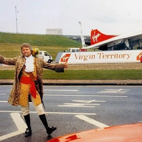 richardbranson Instagram post about Virgin Atlantic history