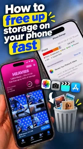 richontech Instagram post about Phone storage management