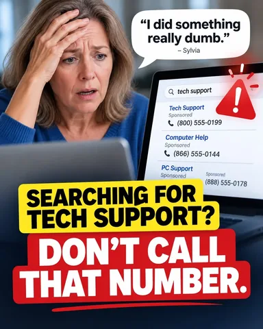 richontech Instagram post about Tech support scams