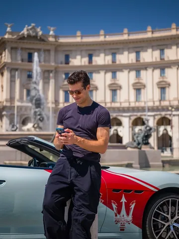 robertobolle Instagram post about Maserati GranCabrio