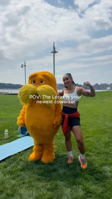 robinnyc Instagram post about Support for orange themed subject