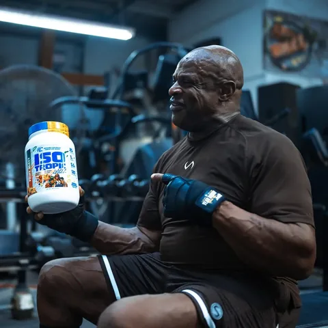 ronniecoleman8 Instagram post about Protein supplement launch