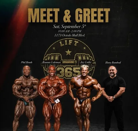 ronniecoleman8 Instagram post about Bodybuilding meet and greet
