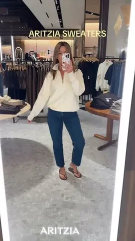 rosegoldfashionblog Instagram post about Sweater try on