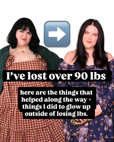 roseybeeme Instagram post about Weight loss journey