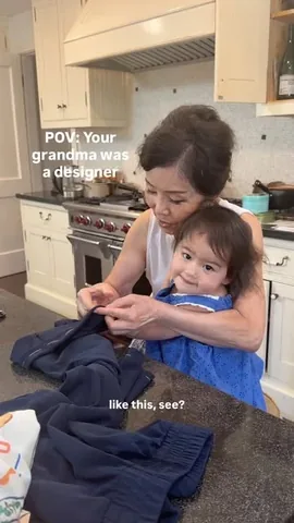rrayyme Instagram post about Family sewing tradition