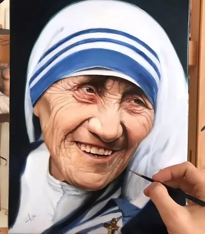 ruben.ferreira_artist Instagram post about Mother Teresa