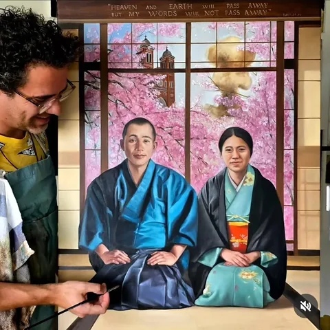 ruben.ferreira_artist Instagram post about Takashi Nagai and Nagasaki