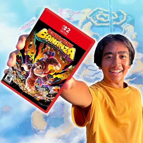 ryansworld Instagram post about Donkey Kong Bananza