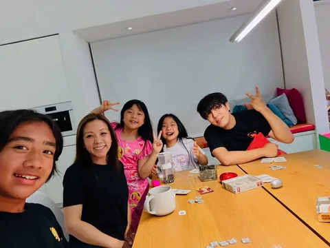 ryansworld Instagram post about Family game night