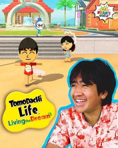 ryansworld Instagram post about Tomodachi Life: Living the Dream