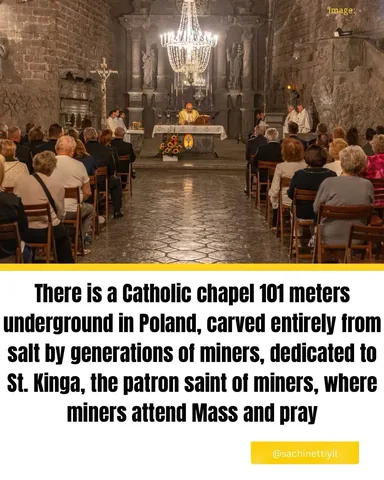 sachinettiyil Instagram post about Underground Catholic chapel