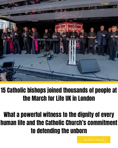 sachinettiyil Instagram post about March for Life UK
